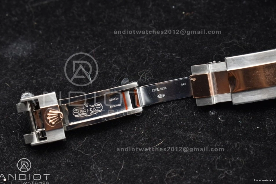 Best Minimalist Case Yacht-Master Dial Edition 37mm 268621 1216 and CVSF 316L A Black SS 1:1 RG Bracelet 0403